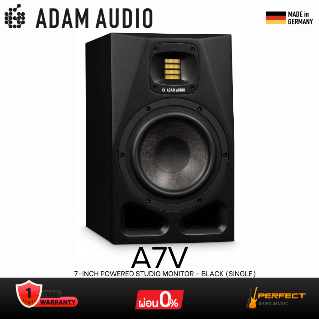 ลำโพงมอนิเตอร์  ADAM Audio A7V 7-inch Powered Studio Monitor - Black (Single) * กรุณาสอบถามก่อนสั่งซ