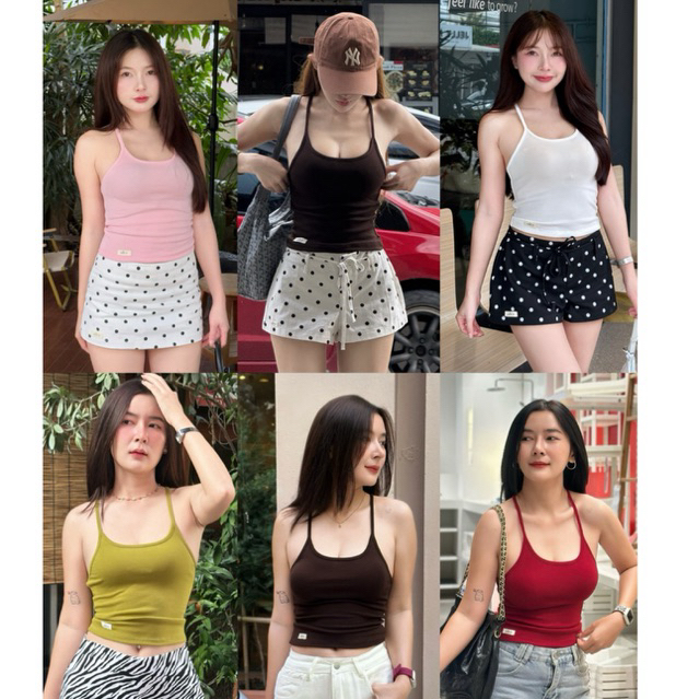 Alice Basic Top เสื้อสายเดี่ยวอลิส