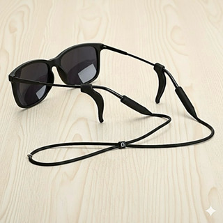 สายคล้องแว่นตาแบบยาว พร้อมซิลิโคนเกี่ยวขาแว่นตา อย่างดี กันล…