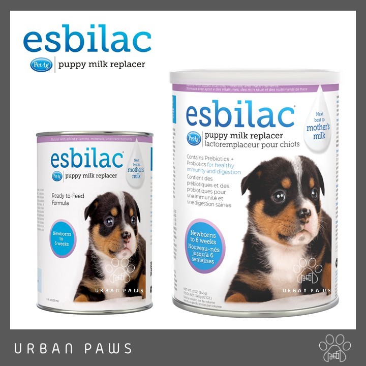 นมทดแทน Esbilac Liquid /Powder สำหรับลูกสุนัขแรกเกิด ชนิดน้ำพร้อมดื่มและชนิดผง