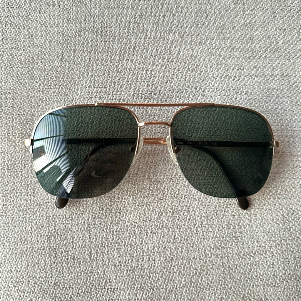 VINTAGE MIRAKI FRAME ITALY SUNGLASSES แท้💯 แว่น แว่นตา แว่นกันแดด เรย์แบน rayban wayfarer clubmaster