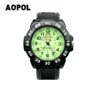 นาฬิกาข้อมือ AOPOL รุ่น 639 รุ่นยอดฮิต พรายน้ำ กันน้ำ ของพร้อมส่งจากไทย