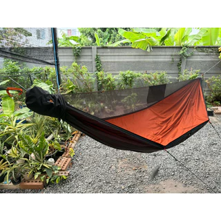 เปลมุ้ง Hump Back ผ้า 70D nylon Diamond Ripstop ขนาด 150x315 cm. เปลเดินป่า เปลบางบ่อ