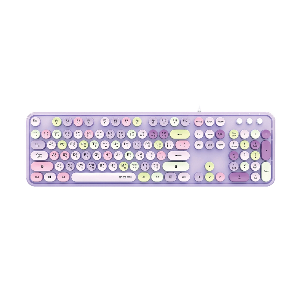 KEYBOARD MOFII SWEET K RETRO LIPPURPLE