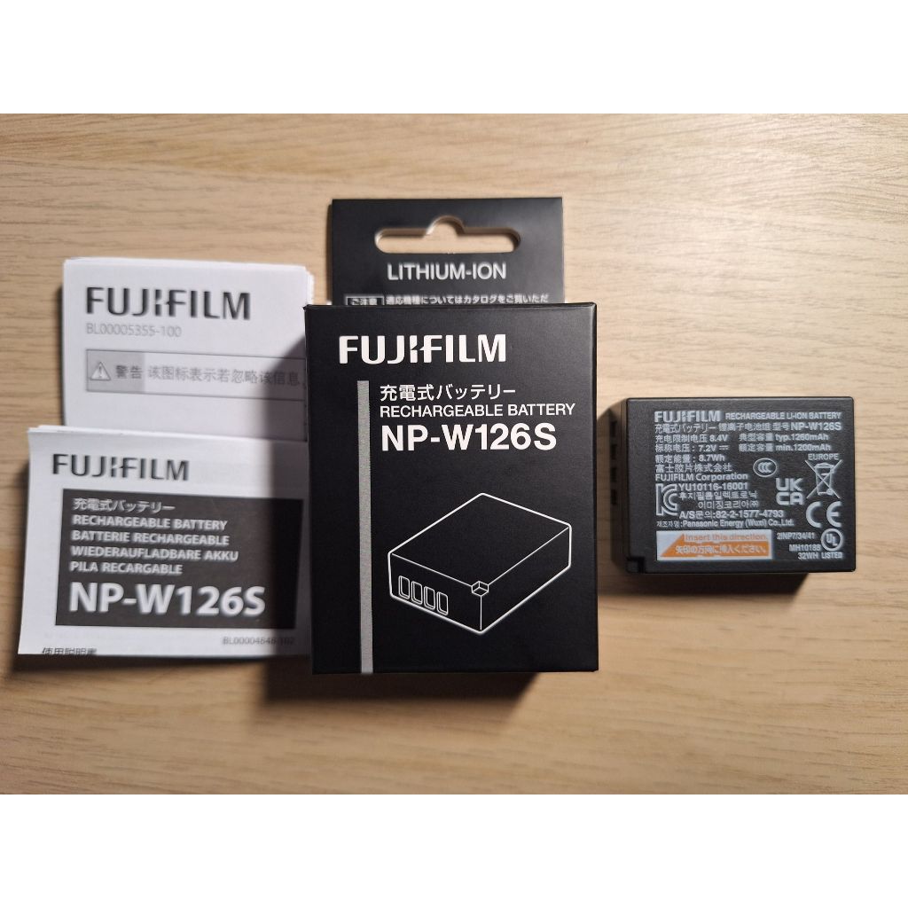ของแท้ ฉลากภาษาไทย Li-ion battery กล้อง Fuji NP-W126S Fujifilm Fujinon ฟูจิ