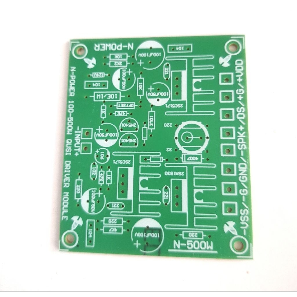 PCBเปล่า แผ่นวงจร N-500W N-CH Power