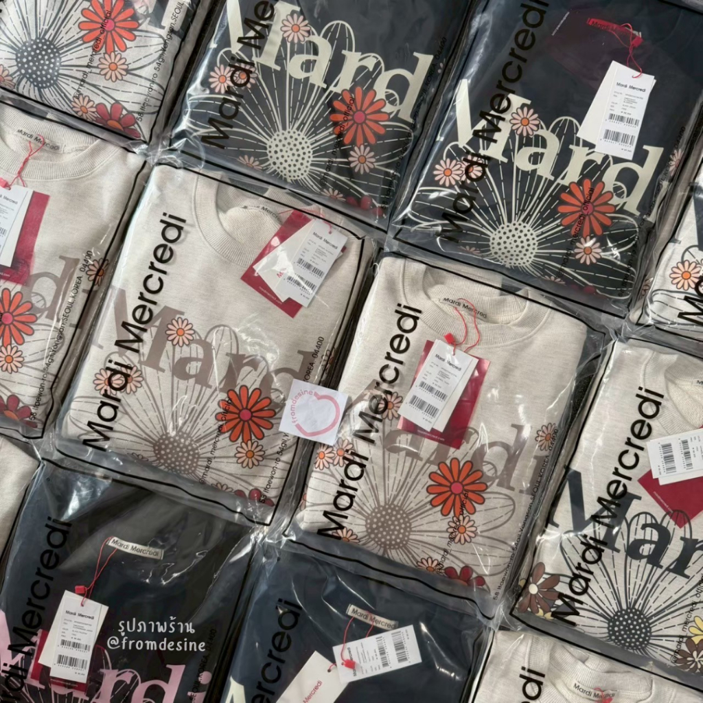 [ พร้อมส่ง / ของแท้ ] MARDI SWEATSHIRT FLOWERMARDI BLOSSOM / SWEATSHIRT FLOWERMARDI JARDIN