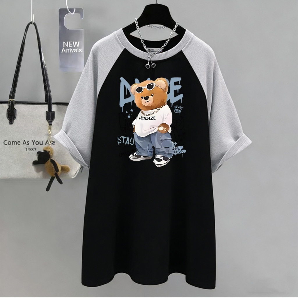 P-1305 เสื้อยืดแขนสั้นผู้ใหญ่ แฟชั่นใหม่ทูโทน สีสวยลายน่ารัก ผ้านุ่มใส่สบาย พร้อมส่งทั่วไทย