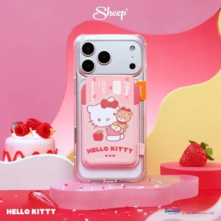 [MS Wallet Hello Kitty] Hello Kitty Collection MS Wallet ที่ใส่บัตรแม่เหล็กแปะหลังโทรศัพท์ สำหรับเคสแม่เหล็ก ลายคิตตี้