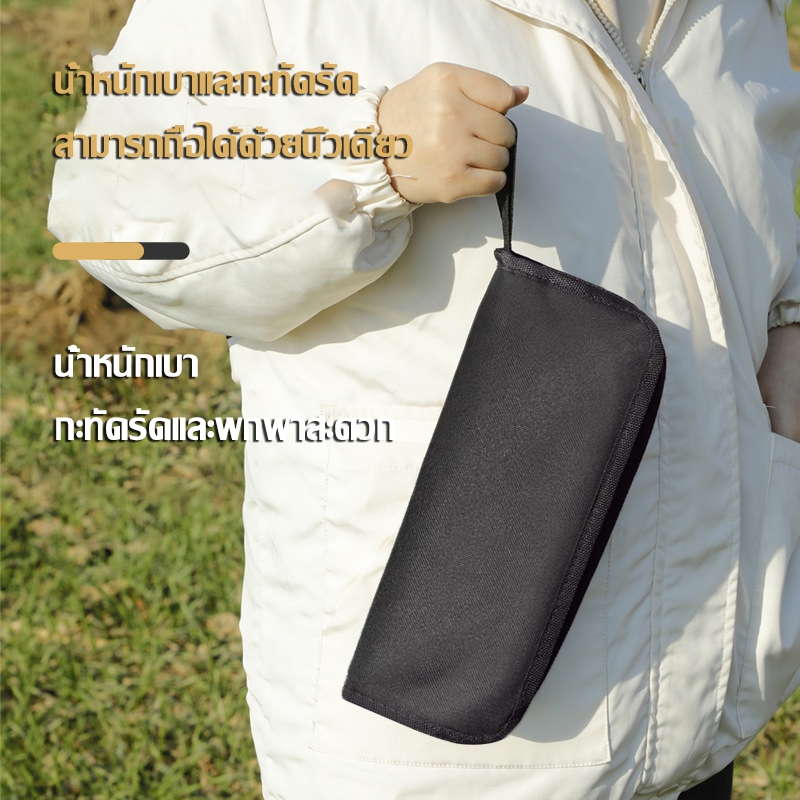 NEW เก้าอี้พับเก็บแบบกระเป๋า เก้าอี้แบบพกพา แคมป์ปิ้ง รูปที่ 4