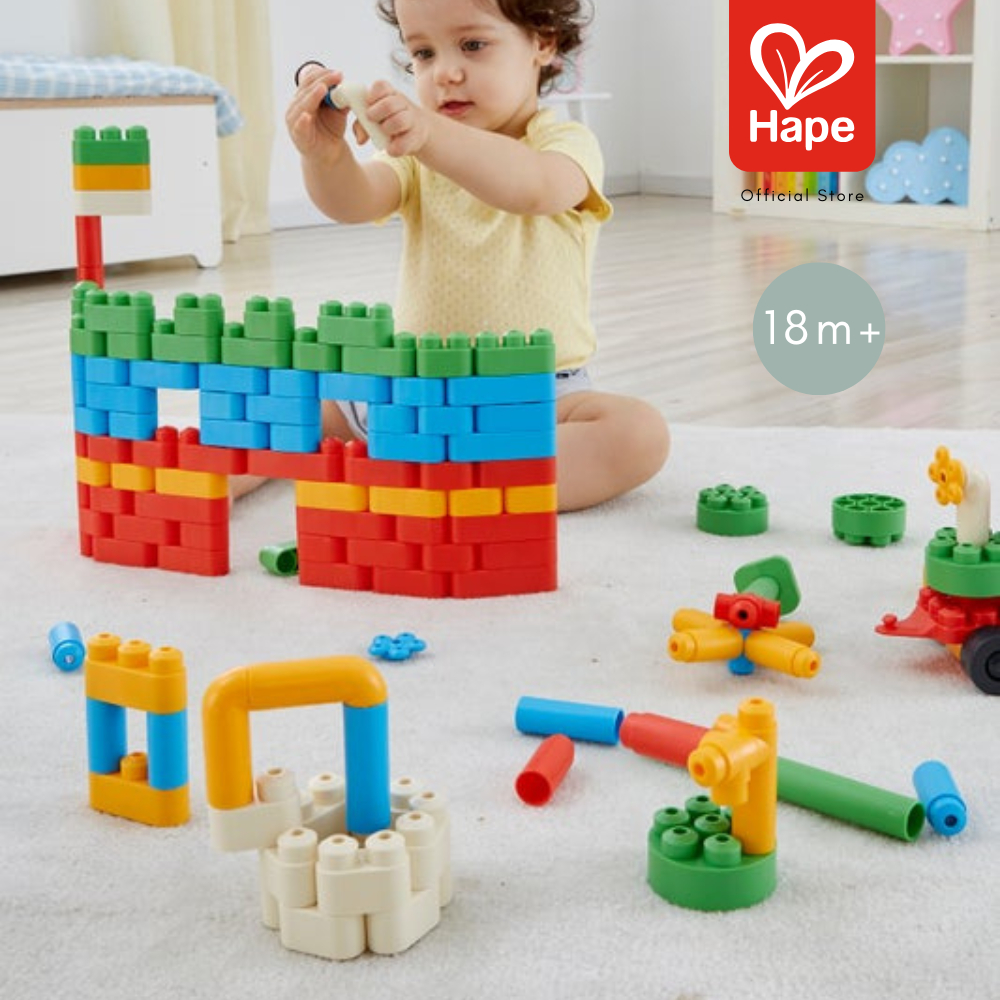 Hape - Dinosaur Paradise Kit ตัวต่อโพลีเอ็มชุดสร้างสรรค์ 200 ชิ้น 18M+ รูปที่ 9