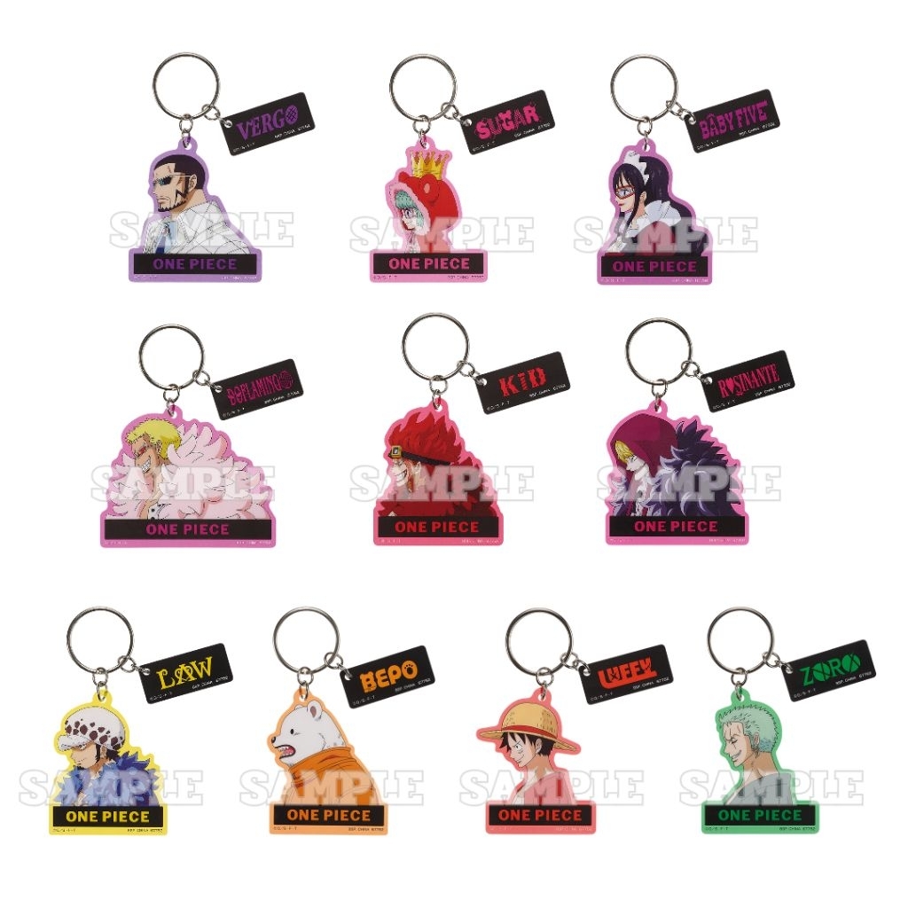 🏴‍☠️(แท้/มือ1)🏴‍☠️ ของสะสม อนิเมะ วันพีช Ichiban Kuji One Piece - The Unbreakable Law - I Prize Acrylic Keychain