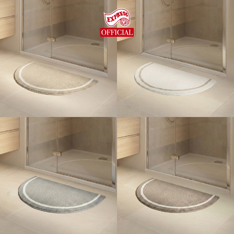 EXPRESS CARPET พรมเช็ดเท้า หนานุ่ม16-30mm พร้อมส่ง พรมหนานุ่มสีสวย ซักได้ แห้งไว มีกันลื่น