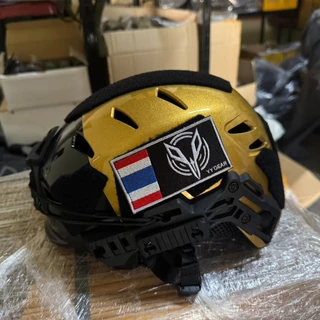 YY GEAR ป้ายอาร์มผ้าตีนตุ๊กแกไทย ติดหมวก ติดเสื้อเวส (YY-T01) - พร้อมส่ง