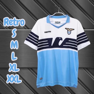 Retroเสื้อกีฬาฟุตบอลย้อนยุคมีลายฤดูกาลผ้าดีใส่สบาย