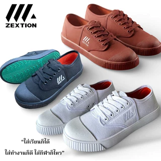 💦พร้อมส่ง💦 ZEXTION เซคชั่น รองเท้าผ้าใบนักเรียน (งานถุงไม่มีกล่อง) ไซส์ 30-45 TX-205 -X รองเท้าผ้าใบ ราคาถูก
