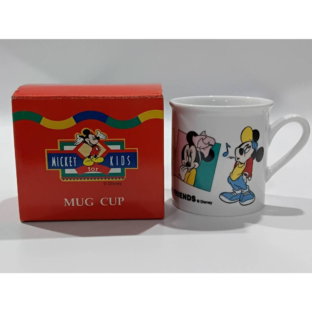 แก้วกาแฟ Disney Mickey for Kids (Retro) Mickey Mouse and Minnie Mouse  NEW IN PACKED.