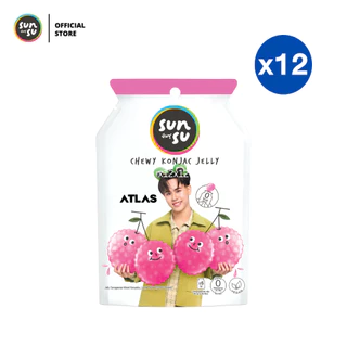 (แพ็ก 12) Sunsu x Atlas ซันซุ เยลลี่ผสมบุก (เลือกรสชาติได้)