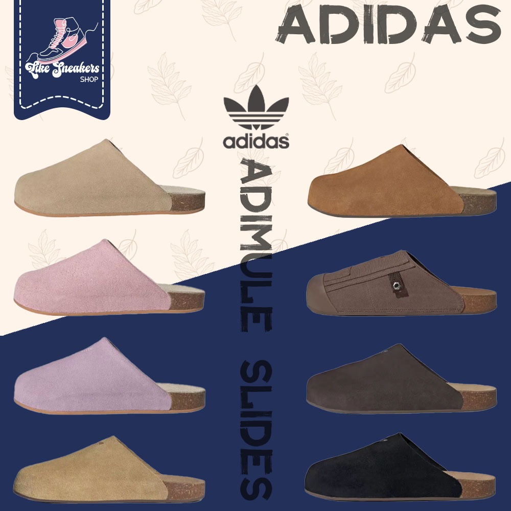 แท้💯%✔️Adidas Originals Adimule รองเท้าแตะหัวปิด UNISEX JP8730 , JP8732 , JP8731 , JR3586, JR3587, J
