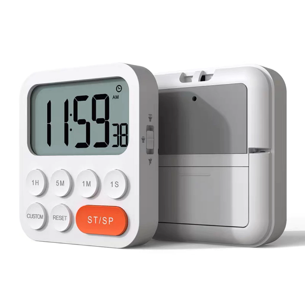 ROCKSHEAT ของแท้ นาฬิกาจับเวลาขั้นเทพ Digital Timer ตั้งสูงสุด 99 ชั่วโมง ปรับหน่วยรายชั่วโมง/5 นาที/1 นาที และ วินาที