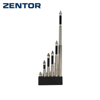 Zentor ชุดไขควง เซตดอกไขควง ชุดดอกไขควงหัวแฉก 6 ชิ้น แข็งเเรง กันลื่น สำหรับงานช่าง Screwdriver Set