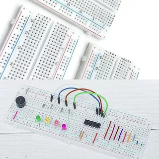 โฟโต้บอร์ด 830 จุด Breadboard MB-102 บอร์ดทดลอง สำหรับทดลองต่อวงจรอิเล็กทรอนิกส์