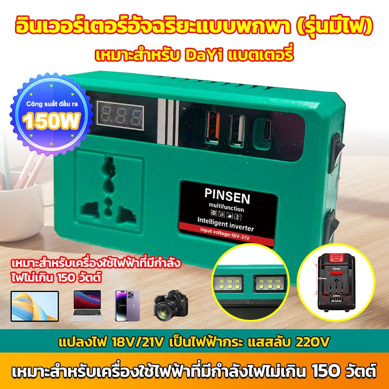 อินเวอร์เตอร์ PINSEN 150W
