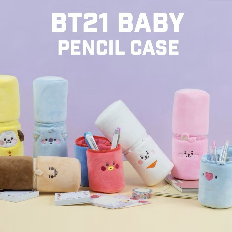BT21 กระเป๋าใส่ดินสอ pencil case สินค้าลิขสิทธิ์แท้ 100%