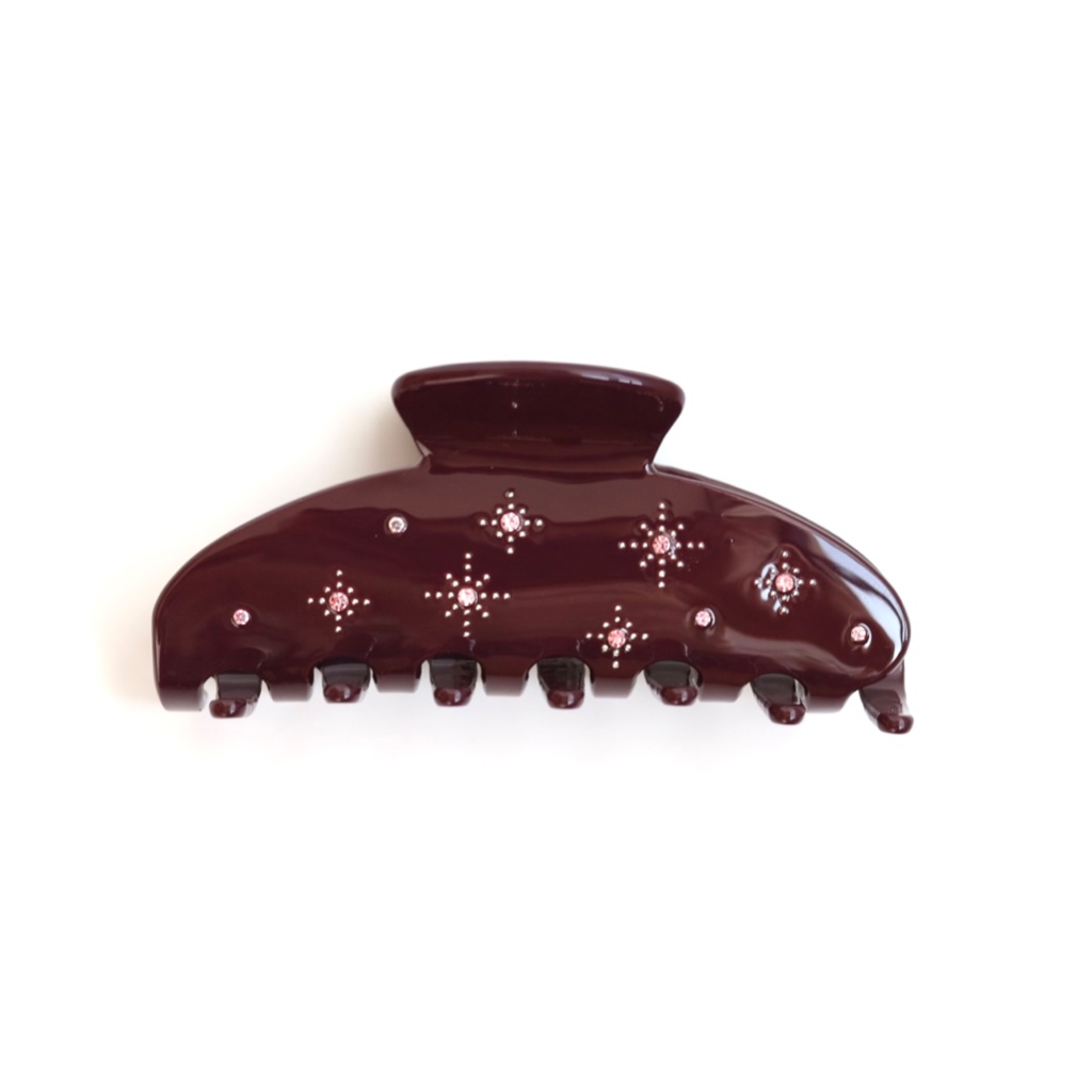(*พร้อมจัดส่ง) gimmeblessed.co — Plum Glory Hair Claw (Size 10 cm/ *เหมาะสำหรับผมปานกลาง-หนา)
