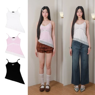 kome.offi สายเดี่ยวลูกไม้ รุ่น scarlett top
