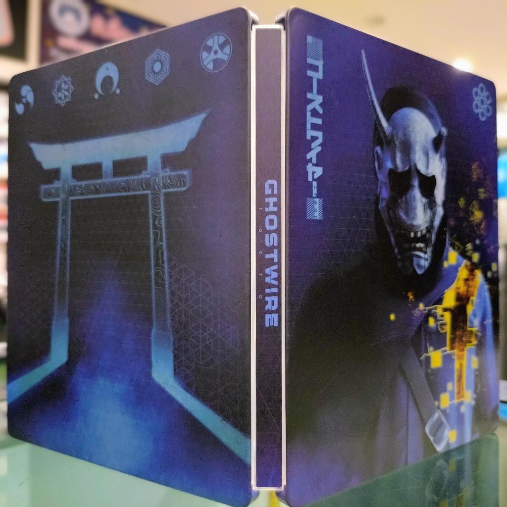 กล่องเหล็กเปล่า SteelBook Ghostwire Tokyo (กล่องเหล็ก Ghost Wire Tokyo)