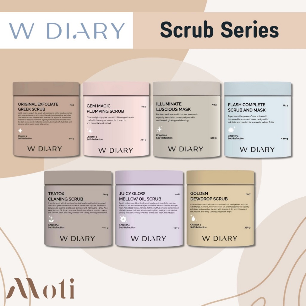 W Diary Luxurious Scrub Series No.1-7