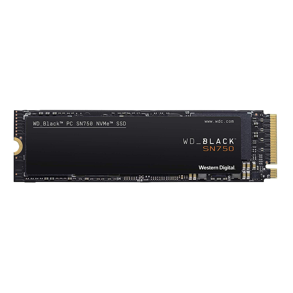 1 TB SSD (เอสเอสดี) WD BLACK SN750 PCIe/NVMe M.2 2280 (WDS100T3X0C)  ประกัน SYNNEX
