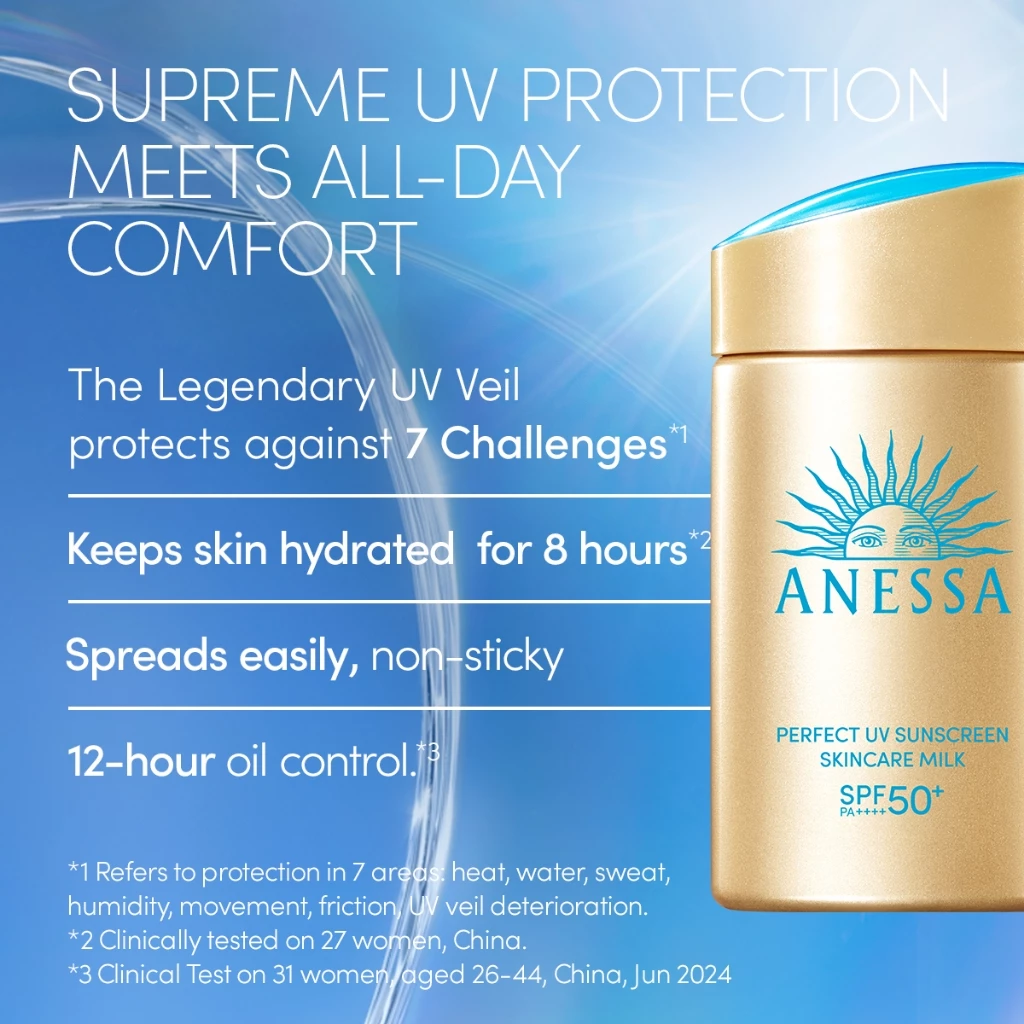 ANESSA อเนสซ่า เพอร์เฟค ยูวี ซันสกรีน สกินแคร์ มิลค์ NA SPF50+PA++++ 60 มล. thumbnail 6
