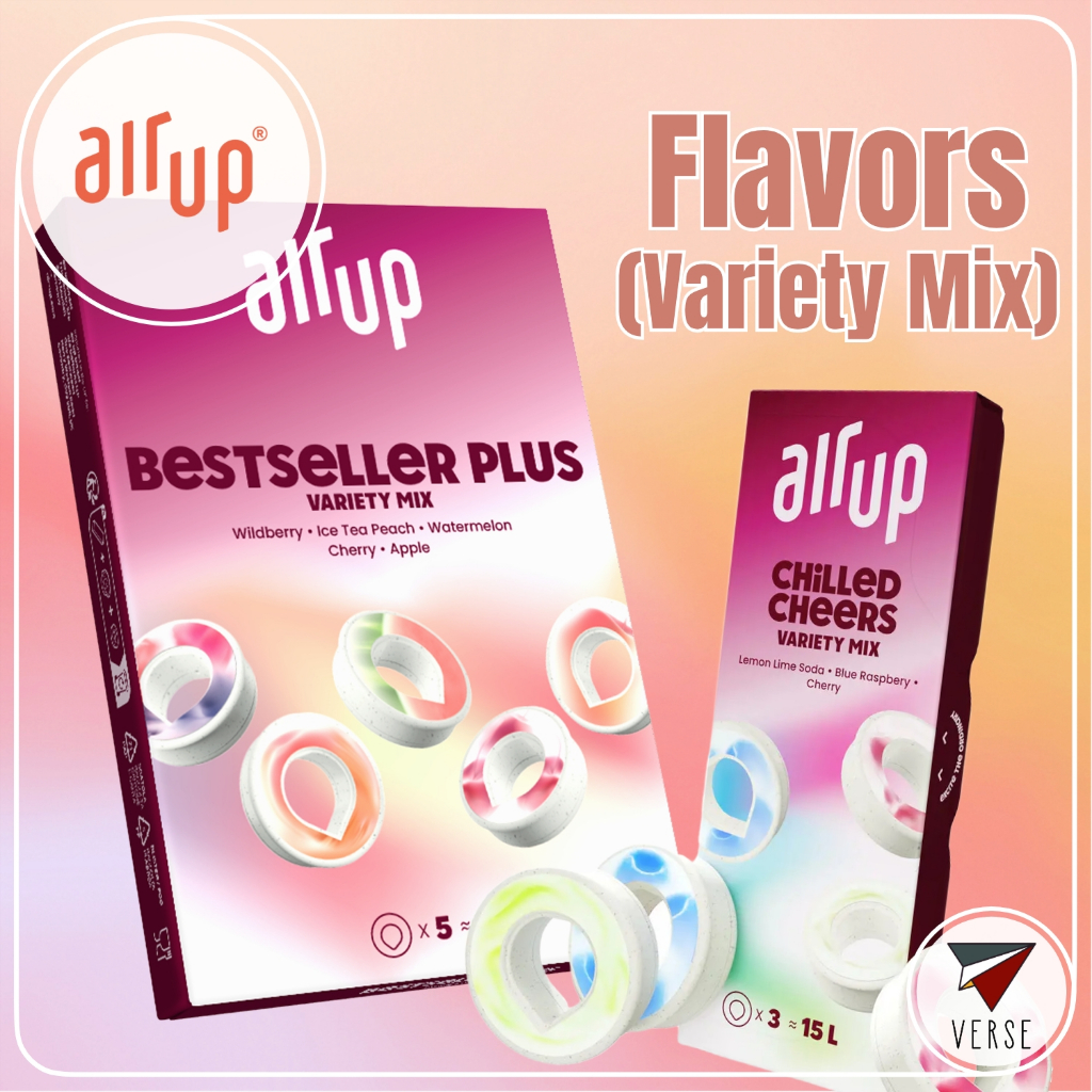 ตลับรสชาติ Flavor Pack สำหรับขวดน้ำ Air Up สินค้าของแท้ | ใน 1 กล่องมีหลายรสชาติที่แตกต่างกัน