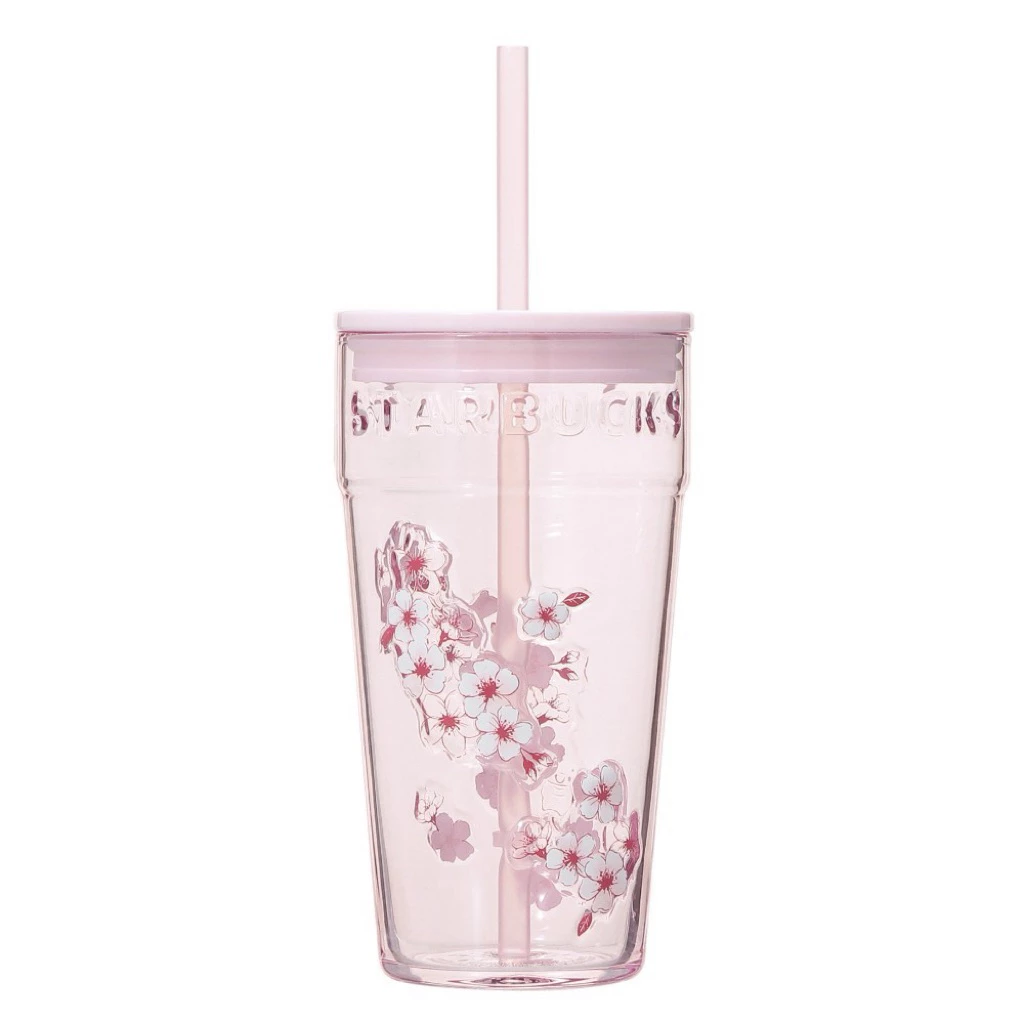 Starbucks Japan SAKURA 2026 Glass Tumbler Pink 473ml thumbnail 8