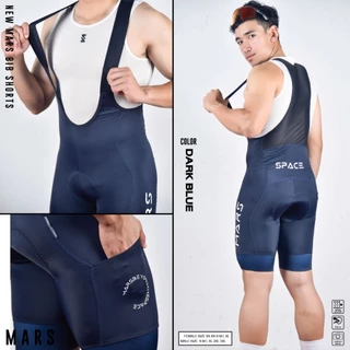 MARS BIB SPACE เอี๊ยมปั่นจักรยานผู้ชาย กางเกงเอี๊ยมปั่นจักรยาน ขายาว กระชับ ระบายอากาศดี