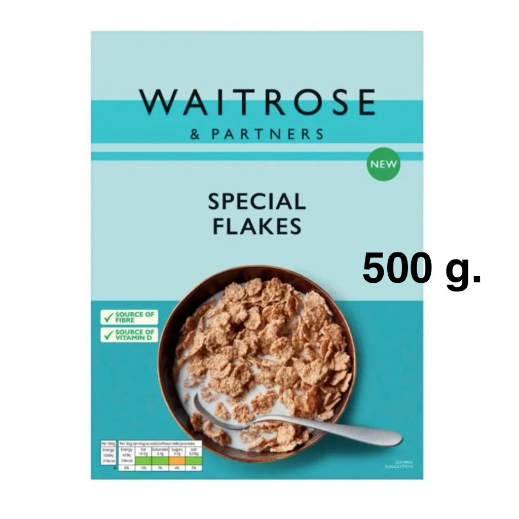 Waitrose & Partners Special Flakes/Bran Flake/Malted Wheats/Hoops/Special Flake Red Fruit/Fruit&Fibre/Wholewheat Biscuit