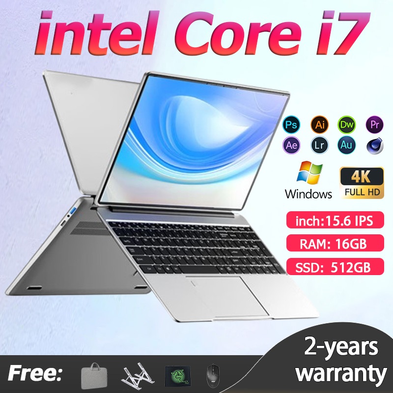 2026 Intel Core i7 15.6-in Business laptop，RAM 16GB+SSD 1TB， ปลดล็อคลายนิ้วมือ + กล้องรับประกัน 2 ปี