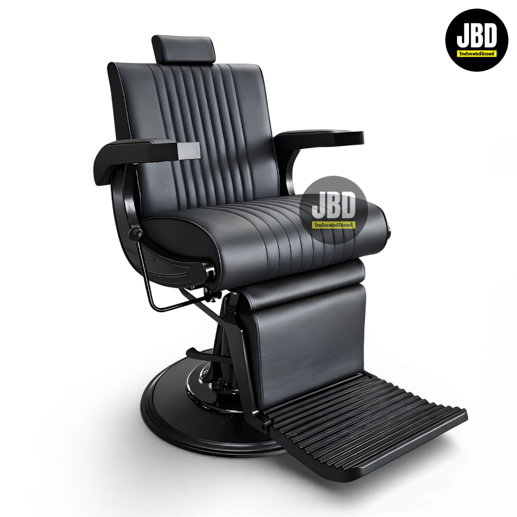 JBD storehouse เก้าอี้ตัดผม เก้าอี้บาร์เบอร์ ไฮโดรลิคปรับสูง-ต่ำได้ ปรับเอนนอนได้ รหัสรุ่น:JBD6688-B