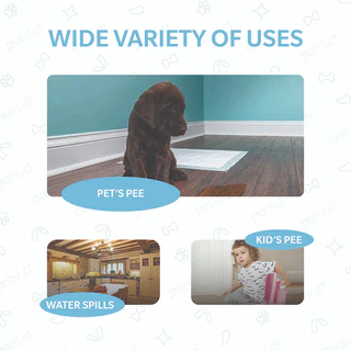 [50แผ่น]Pet Pee Paperกระดาษเช็ดฉี่สัตว์เลี้ยงคุณภาพดี ซึมซับได้เร็ว กำจัดกลิ่นได้ดี ไม่ทิ้งคราบฉี่