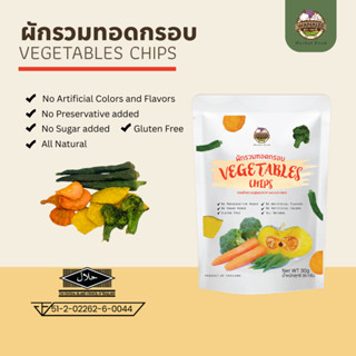 (NEW!!) WANALEE - ผักรวมทอดกรอบ Vegetables Chips 30g
