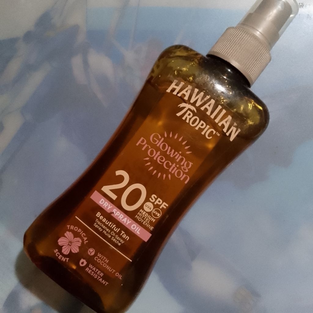 ออยล์อาบแดด ผิวแทน Hawaiian Tropic Tanning dry oil spray gel bronze Sun Tan Sunscreen SPF15 น้ำมัน ส
