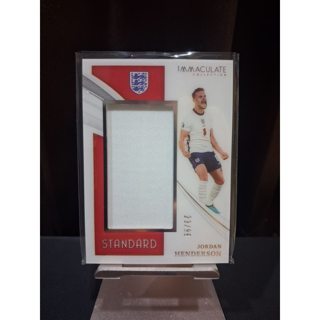 2021 PANINI - IMMACULATE COLLECTION SOCCER : JORDAN HENDERSON / ENGLAND [23/99]