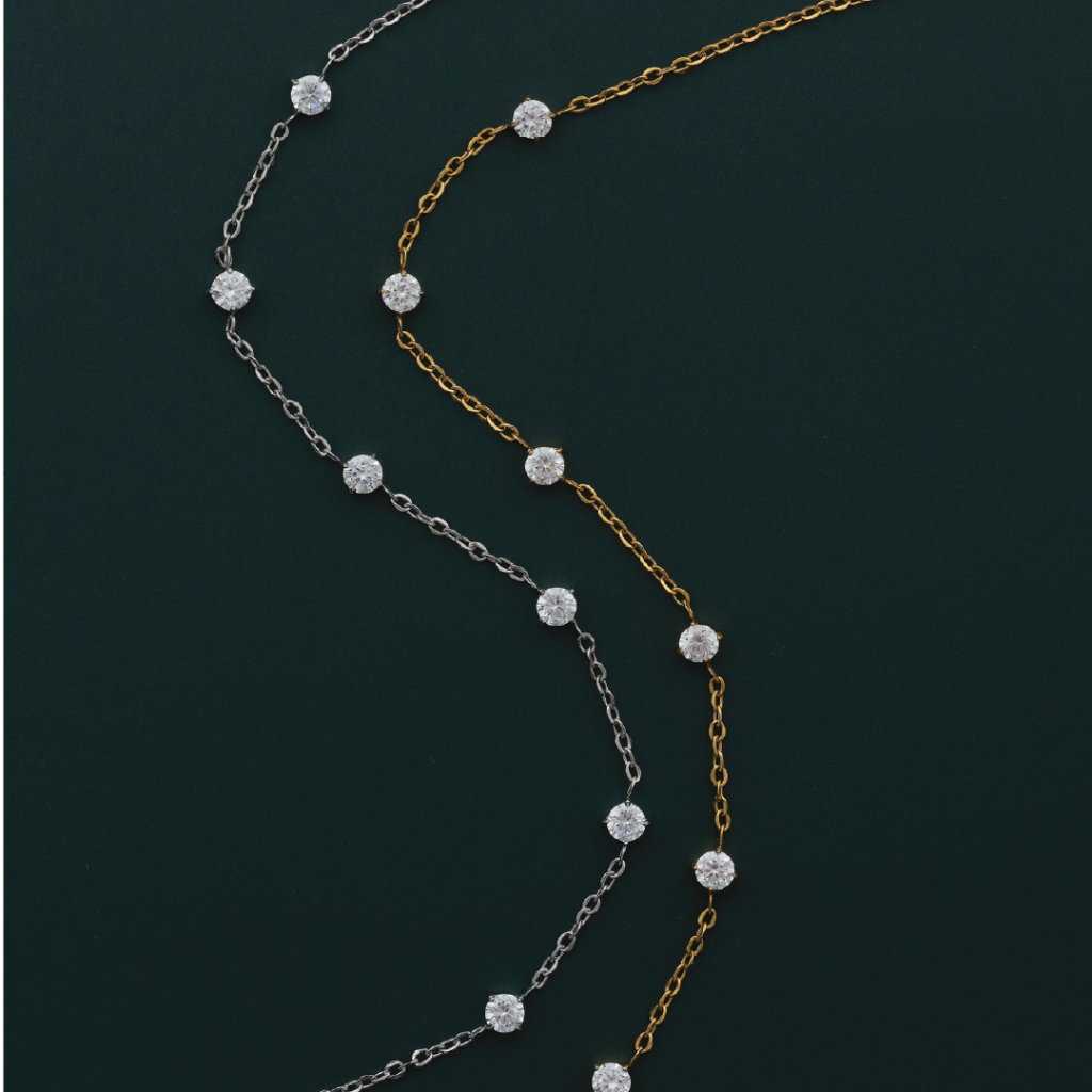 Bemet Madi gem choker สร้อยคอแสตนเลส
