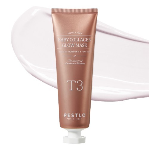 (🌼แท้ / พร้อมส่ง🌼) PESTLO T3 Baby Collagen Glow Mask 70 ml.