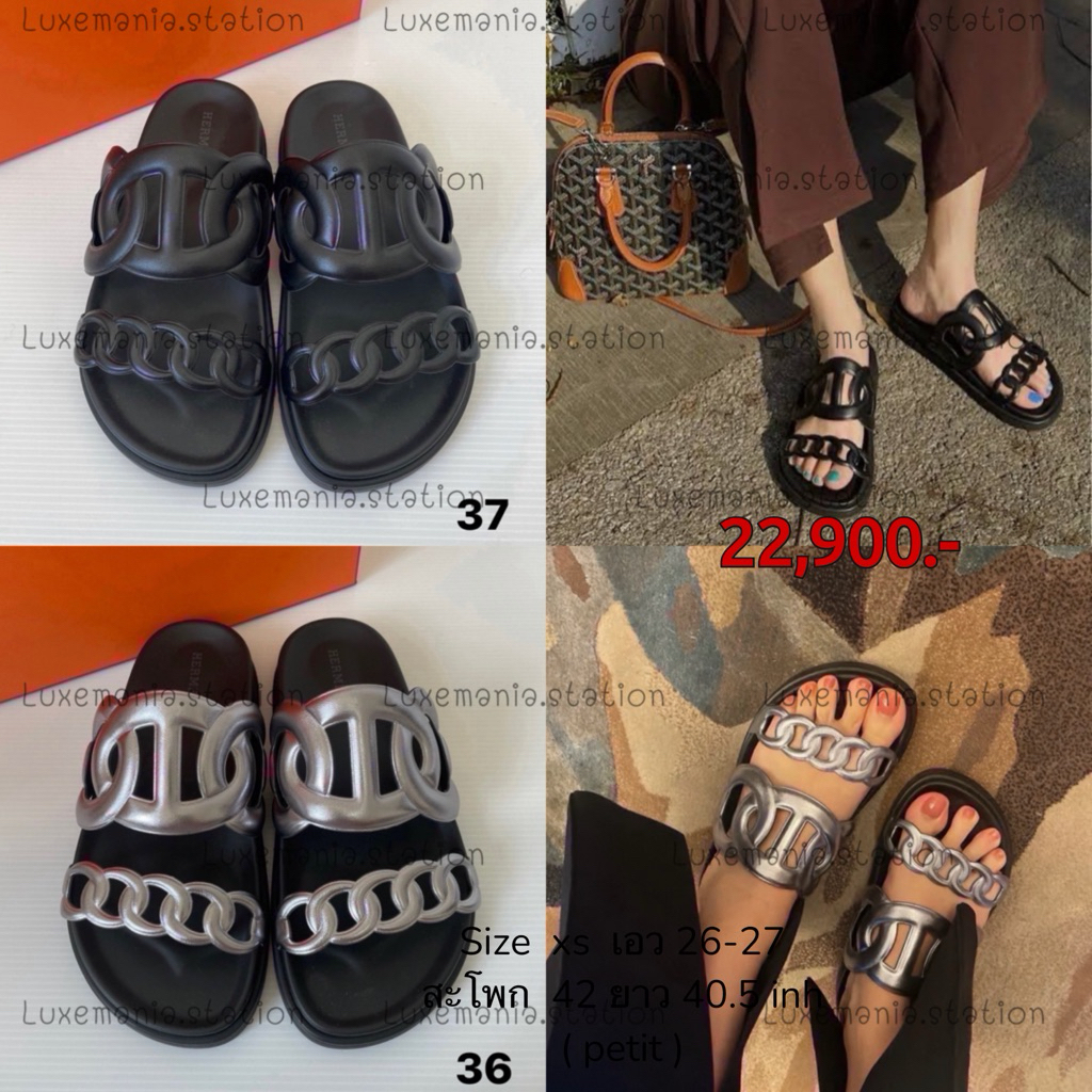 🇹🇭👜[พร้อมส่ง]: Hermes Extra Sandals ‼️ก่อนกดสั่งรบกวนทักมาเช็คสต๊อคก่อนนะคะ‼️