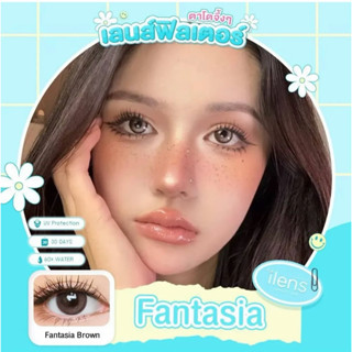 คอนแทคเลนส์ รุ่น Scarlett มีสี เทา/ตาล Gray/Brown มีค่าสายตา