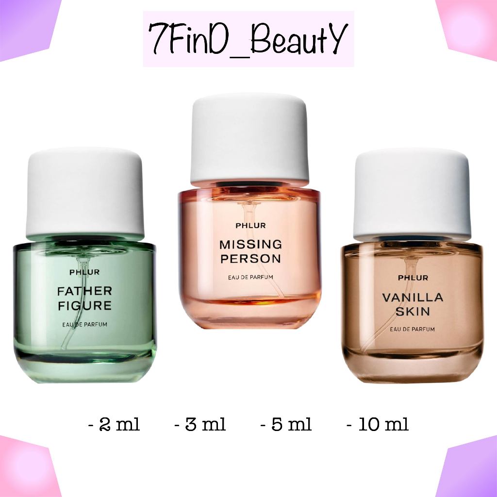 พร้อมส่ง&แท้💯  PHLUR  Missing Person EDP, Vanilla Skin EDP แบ่งขาย