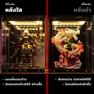 🚩 BOXDOG HG 🚩กล่องโชว์กันพลาสไตล์ DIY สุดเท่✨ มีไฟ ✨ไม่ต้องใช้อุปกรณ์ #ตู้โชว์โมเดล #ฟิกเกอร์
